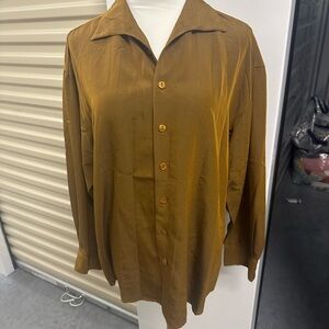 ELLIOTT Brown Button-Down Shirt